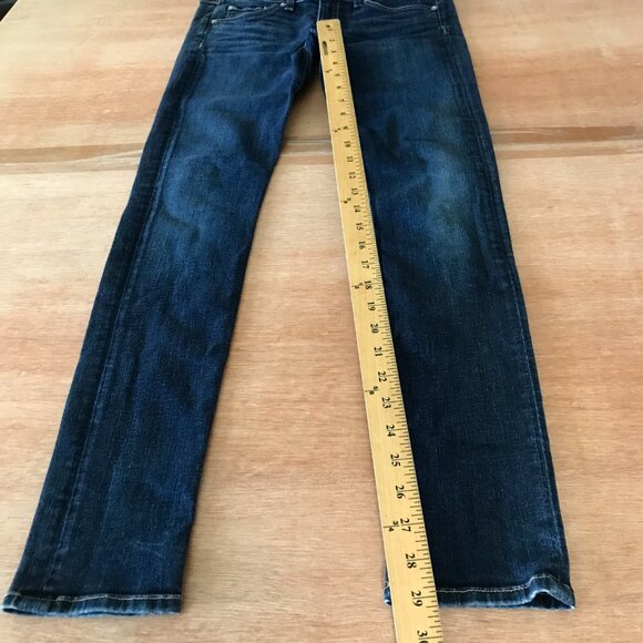 Rag & Bone Skinny Jeans Women 27 Blue Low Rise Woodford Stretch Preppy 16781 - Picture 7 of 12